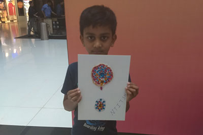 Dasara special VR Kids' Kanvas - Kundan Rangoli design workshop on 16th Oct '18