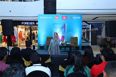 The Rule Breakers book launch and Reading Session by Preeti Shenoy at VR Bengaluru on 6th Oct'18.